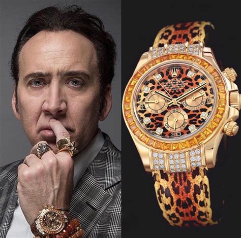 nicolas cage rolex collection